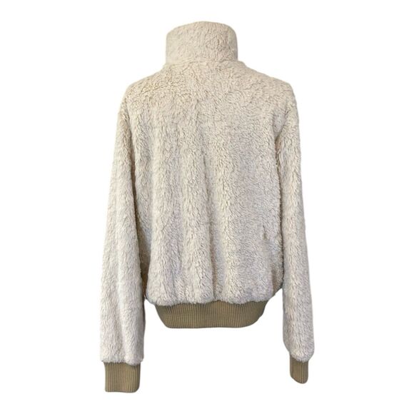 Patagonia Conejo Fuzzy Bomber Jacket Womens Size Small Hi Pile Fleece Sherpa - Picture 3 of 7